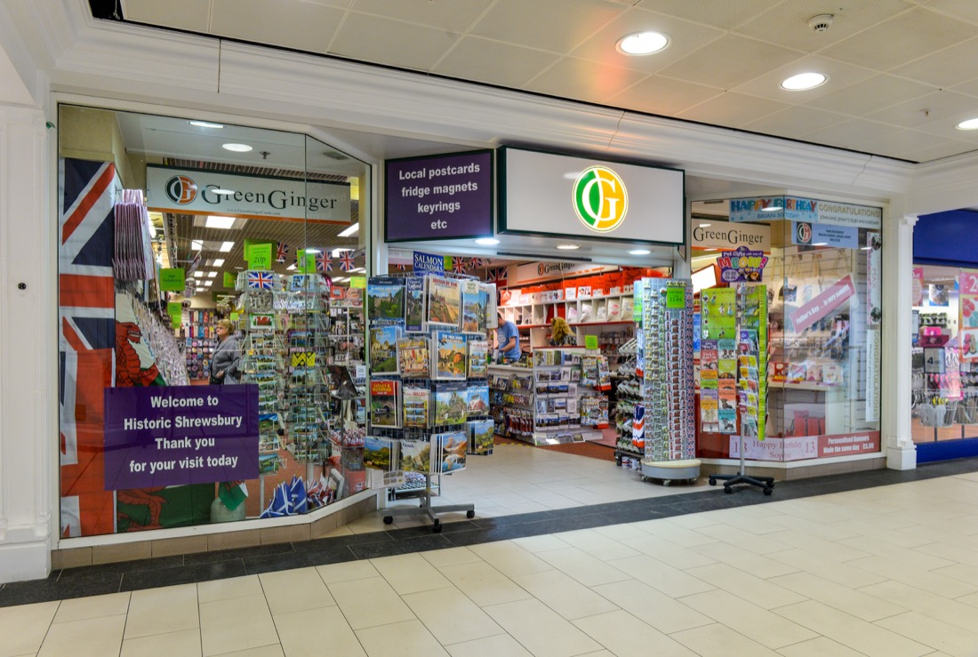 Green Ginger Shrewsbury Shopping