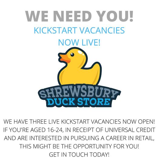 Shrewsbury Duck Store Trainees