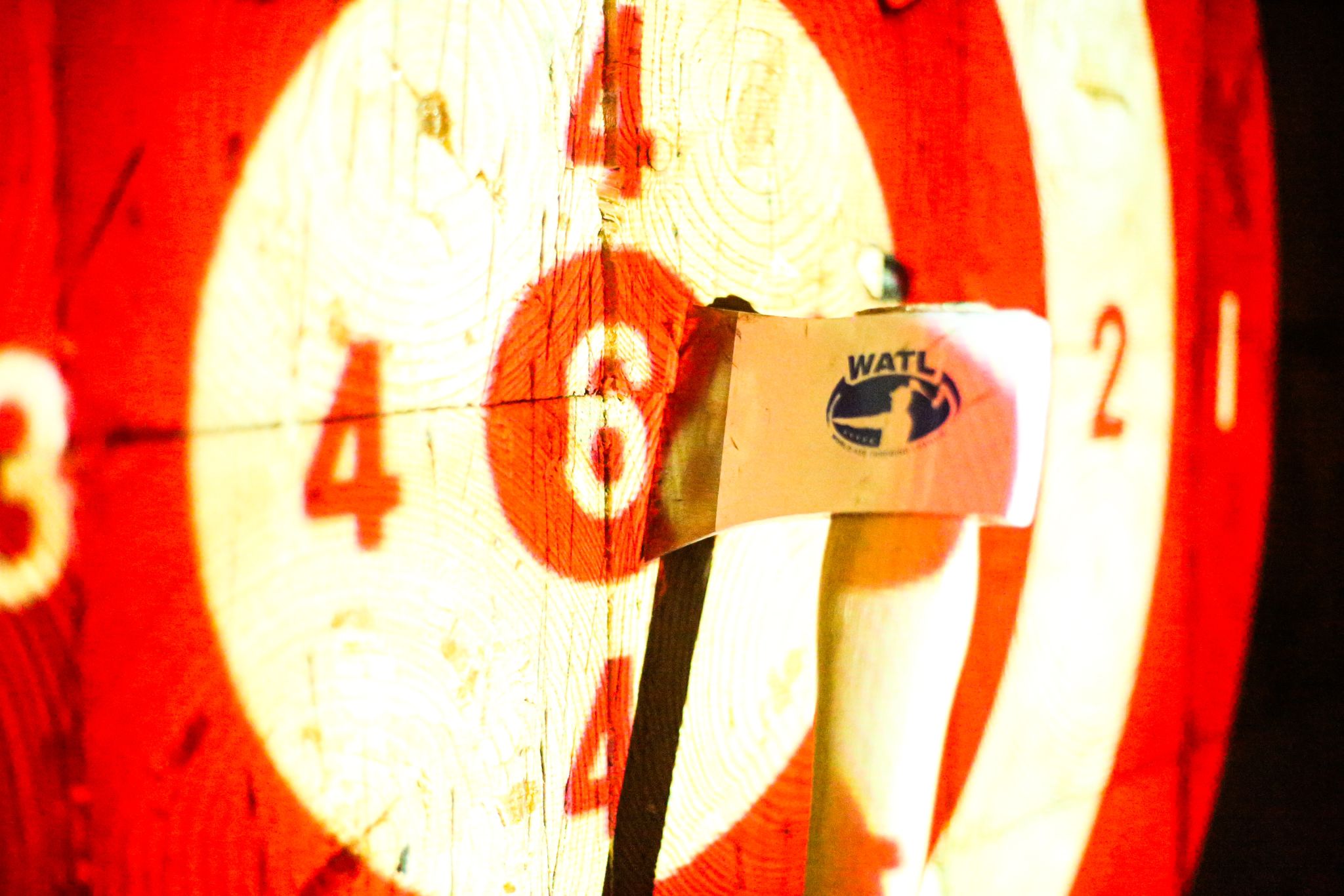 Axe Factor Image of Axe in target at The Darwin, Shrewsbury.